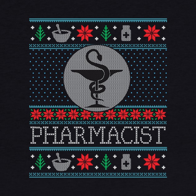 Pharmacy Student Pharmacist Ugly Christmas Xmas by mrsmitful01